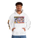 Fun Illustrated Hooded Sweatshirt - Perfect Gift for Kids, Family Gatherings, Cartoon Lovers, Cozy Casual Wear, Birthday Surprise - Image 7