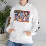 Fun Illustrated Hooded Sweatshirt - Perfect Gift for Kids, Family Gatherings, Cartoon Lovers, Cozy Casual Wear, Birthday Surprise - Image 13