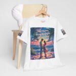 MrLoveMrs.com Romantic Impressionist Couple T-Shirt, Monet-Inspired Sunset Love Designs - Image 4