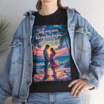 MrLoveMrs.com Romantic Impressionist Couple T-Shirt, Monet-Inspired Sunset Love Designs - Image 186